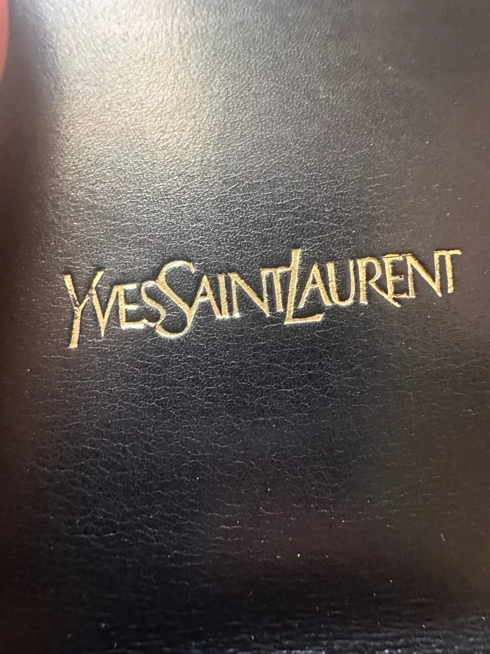 Yves Saint Laurent black leather cigarette small case pouch - Picture 9 of 11